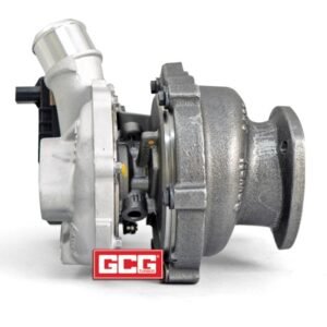 Side view of Garrett PowerMax GTB2256VK turbocharger for Ford Ranger and Mazda BT-50 3.2L