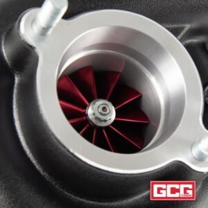Close-up of GCG TDX CT16VGT Turbocharger Billet Compressor Wheel – Toyota Prado 1KD-FTV