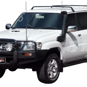 Nissan Patrol 3.0L GU model equipped with bull bar and snorkel