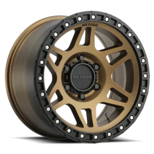 Method Race Wheels 312-HD Bronze Off-Road Wheel Method Race Wheels 312-HD Bronze alloy wheel with matte black simulated beadlock lip