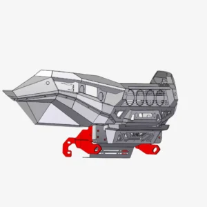 Angled rear-side view of Prime Series Bull Bar for Isuzu MUX 2024 – Armando 4x4