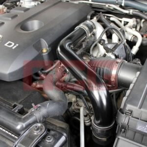 Intercooler Hot Side Pipe Kit – Plazmaman Nissan Navara/Pathfinder D40 (2007–2011) Plazmaman Intercooler Hot Side Pipe Kit installed on Nissan Navara Pathfinder D40 engine