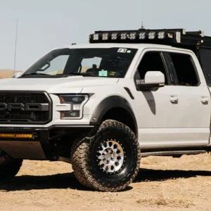 Ford Raptor fitted with Method Race Wheels 315 Polished with Gloss Black Lip