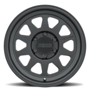 Method Race Wheels 316 Matte Black 6-lug off-road wheel front view