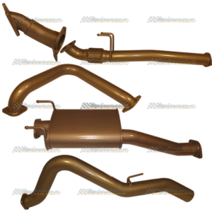 Toyota Hilux KZN165R 3.0L Turbo Diesel 3-inch King Brown Turbo Back Exhaust System