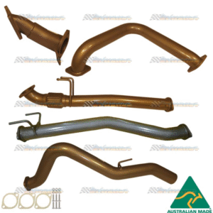 Toyota Hilux KZN165R 3-inch King Brown Turbo Back Exhaust Kit &ndash; Australian Made