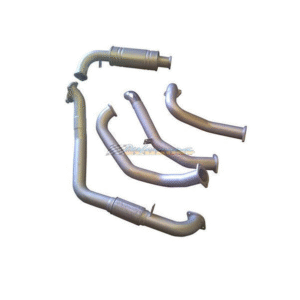 LandCruiser 80 Series 4.2LT TD Xforce Pro 3 Inch 409 Stainless Exhaust System Kit Components