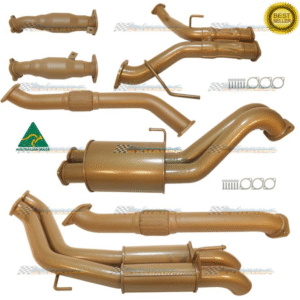 Toyota LandCruiser 200 Series 4.5L V8 Twin 2.5" King Brown Exhaust System Kit