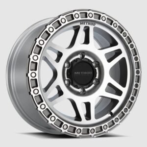 Method Race Wheels 312-HD Machined off-road wheel with silver machined face and simulated beadlock lip