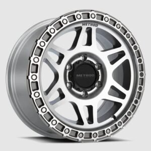 Method Race Wheels 312-HD Machined off-road wheel angled view with simulated beadlock lip