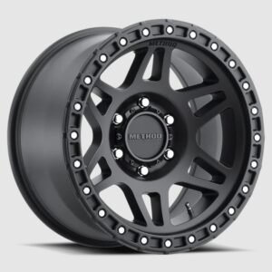 Method Race Wheels 312-HD Matte Black heavy duty off-road wheel with simulated beadlock lip