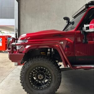 Method Race Wheels 312-HD Matte Black off-road wheel fitted to lifted 4x4 with mud terrain tyres