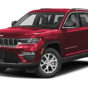 2022 Jeep Grand Cherokee in red – front and side view