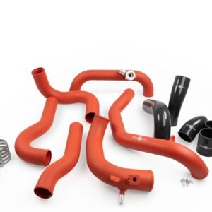 Process West Next Gen Ranger Raptor intercooler piping kit in red