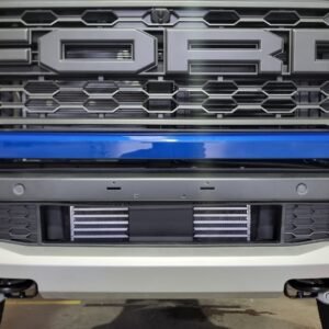 Front view of Next Gen Ford Ranger Raptor with Process West Stage 1 Intercooler Upgrade installed