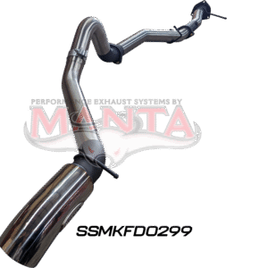 Manta Stainless Steel 3in DPF Back Exhaust with 4in Tip for Ford Next Gen Everest V6