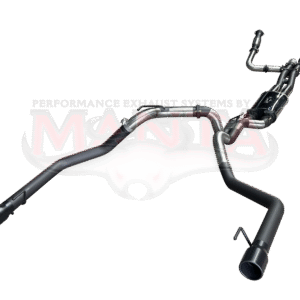 Manta Twin 3-Inch Turbo Back Exhaust with Black Tips for Ford Ranger Raptor V6
