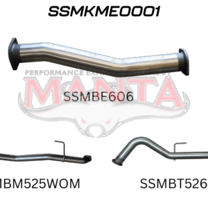 Manta Performance Exhaust System Pipes for Mercedes X-Class