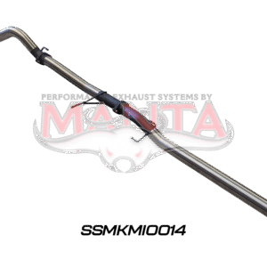 Manta Mitsubishi Triton MQ 3-inch DPF Back Exhaust – side angle view