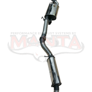 Manta 3in Catback Exhaust System with Muffler Manta 3-inch stainless steel catback exhaust with twin mufflers for Nissan Patrol Warrior Y62 V8