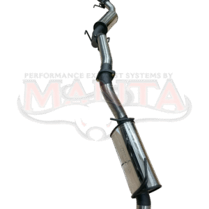 Manta 3in Catback Exhaust System with Muffler Manta 3-inch stainless steel catback exhaust with small muffler for Nissan Patrol Warrior Y62 V8