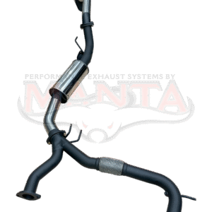 Manta 3in Catback Exhaust System with Muffler Manta 3-inch stainless steel catback exhaust with Y-pipe and small muffler for Nissan Patrol Warrior Y62 V8