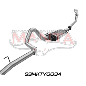 Manta full performance exhaust system SSMKTY0034 for Toyota Landcruiser HDJ100 4.2L TD Wagon