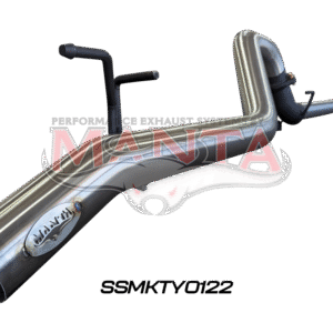 Manta 3-inch Stainless DPF Back Exhaust Tailpipe with Logo for Toyota Hilux GUN126R 2.8L D4D