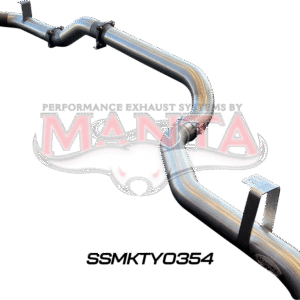 Manta Exhaust System Pipe – High-Performance 4WD Upgrade Manta Performance Exhaust Pipe with Heavy-Duty Mounts for 4WD Vehicles