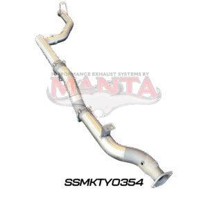 Manta Exhaust System Pipe – High-Performance 4WD Upgrade Manta Exhaust Downpipe System for Nissan Patrol TD42 4WD
