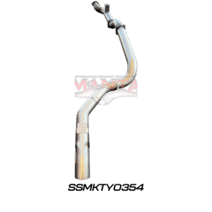 Manta Exhaust System Pipe – High-Performance 4WD Upgrade Manta Exhaust Tailpipe with Polished Tip for Nissan Patrol TD42