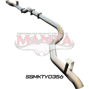 4-inch DPF-back exhaust system Toyota LandCruiser VDJ79 Ute