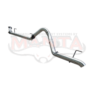 Manta 4" DPF Back Exhaust for Toyota Prado GDJ251R 2.8L TD (2024-on) Without Muffler Manta Toyota Prado GDJ251R 2.8L Turbo Diesel 2024-on 4-inch DPF Back Exhaust Without Muffler