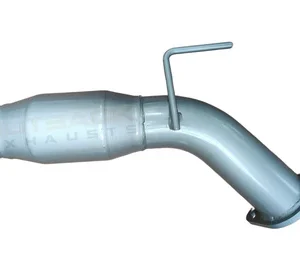 High-flow 3-inch exhaust replacement pipe with sensor mount for diesel 4WD