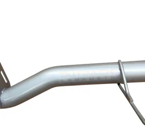 3-inch exhaust tail pipe with welded hangers and flanged ends for diesel 4WD systems