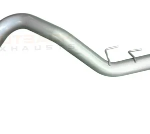 3-inch mandrel-bent exhaust tail pipe with welded hangers for diesel 4WD systems