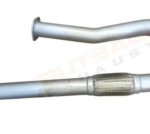 3-inch exhaust center pipe and tail section with flex joint and mounting bracket