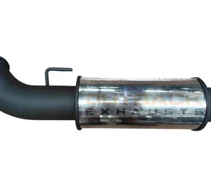 3.5-inch Outback Exhaust rear resonator pipe for ISUZU MU-X 3.0L 4JJ3 DPF back system