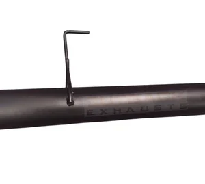 3.5-inch DPF-back tail pipe section for Isuzu D-Max 3.0L 4JJ3