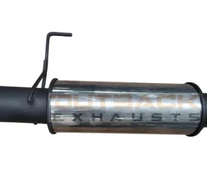 3.5-inch resonator pipe section for Isuzu D-Max 3.0L 4JJ3 DPF-back exhaust