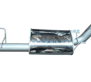 3-inch turbo-back exhaust rear section with muffler for Mitsubishi Pajero NS 3.2L 4M41