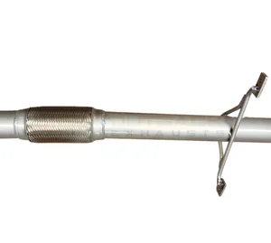 Stainless steel center pipe with flex joint for Mitsubishi Pajero 2.8L 4M40 exhaust system