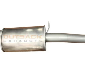 Stainless steel 3'' rear muffler section for Mitsubishi Challenger PB/KH exhaust system