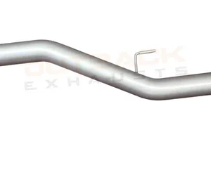 3-inch mandrel-bent stainless steel tailpipe with hanger for Nissan Navara D40