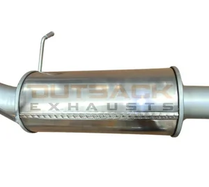 3-inch exhaust muffler for Nissan Navara D22 ZD30 turbo back system