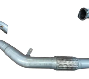3-inch turbo-back exhaust dump pipe with flex joint for Toyota LandCruiser 78 Series Troop Carrier