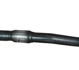 Toyota LandCruiser 79 Series 3.5-inch turbo-back exhaust dump pipe in black coated 409 stainless steel