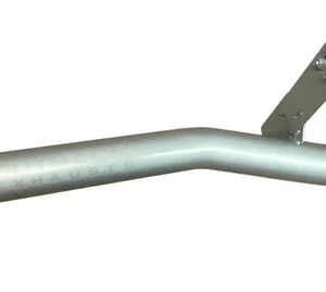 3-inch stainless steel DPF-back exhaust pipe section with mounting bracket for Toyota LandCruiser