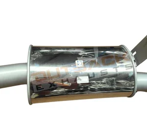 3-inch rear muffler section with mounting bracket for Toyota LandCruiser 76 Series VDJ76