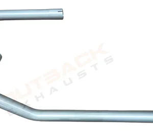 Outback Exhausts 2.5-inch Toyota LandCruiser 79 Series 1HZ extractor exhaust system components